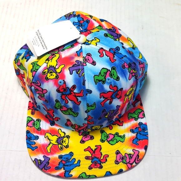Bioworld Other - NWT Grateful Men's Multicolor Tie-Dye Snap Back Cap
